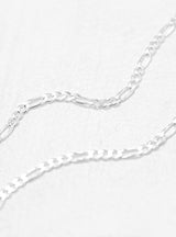 Silver Figaro Chain 3mm 20" by Garbstore | Couverture & The Garbstore