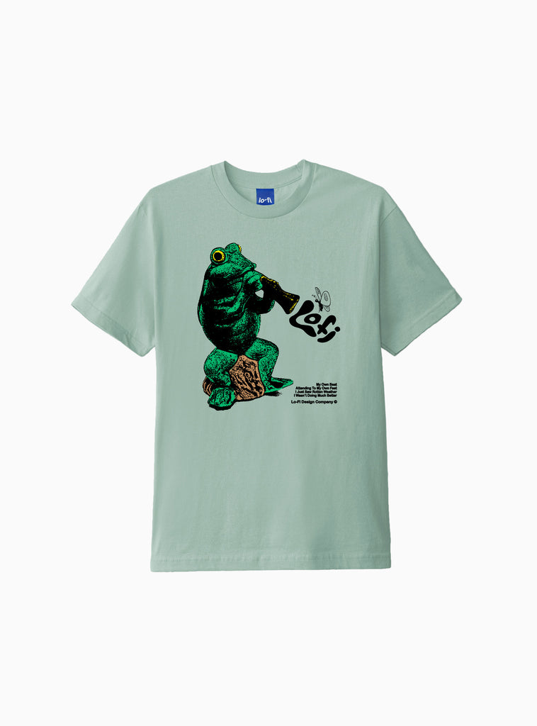 Frog T-shirt Green by Lo-Fi | Couverture & The Garbstore