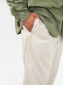 Manager Pleated Pant Tan by Garbstore | Couverture & The Garbstore
