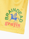 Grafix Team Shorts Yellow by Brain Dead | Couverture & The Garbstore