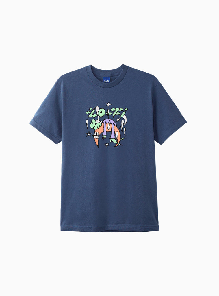 Snooze T-shirt Denim Blue by Lo-Fi | Couverture & The Garbstore