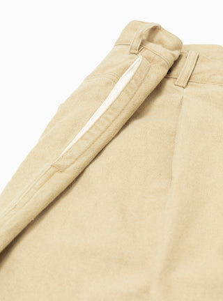 Pleated Hook Pant Tan by Garbstore | Couverture & The Garbstore
