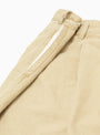 Pleated Hook Pant Tan by Garbstore | Couverture & The Garbstore