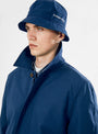 x Private White V.C. Bucket Hat Navy by Garbstore | Couverture & The Garbstore