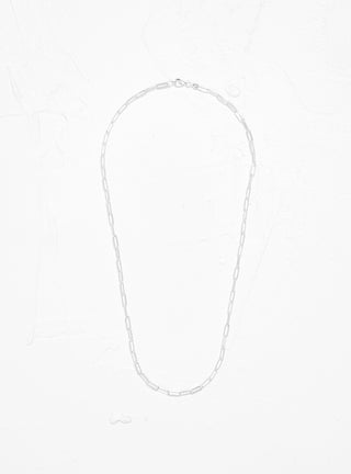 Silver Paper Clip Chain 2mm 20" by Garbstore | Couverture & The Garbstore