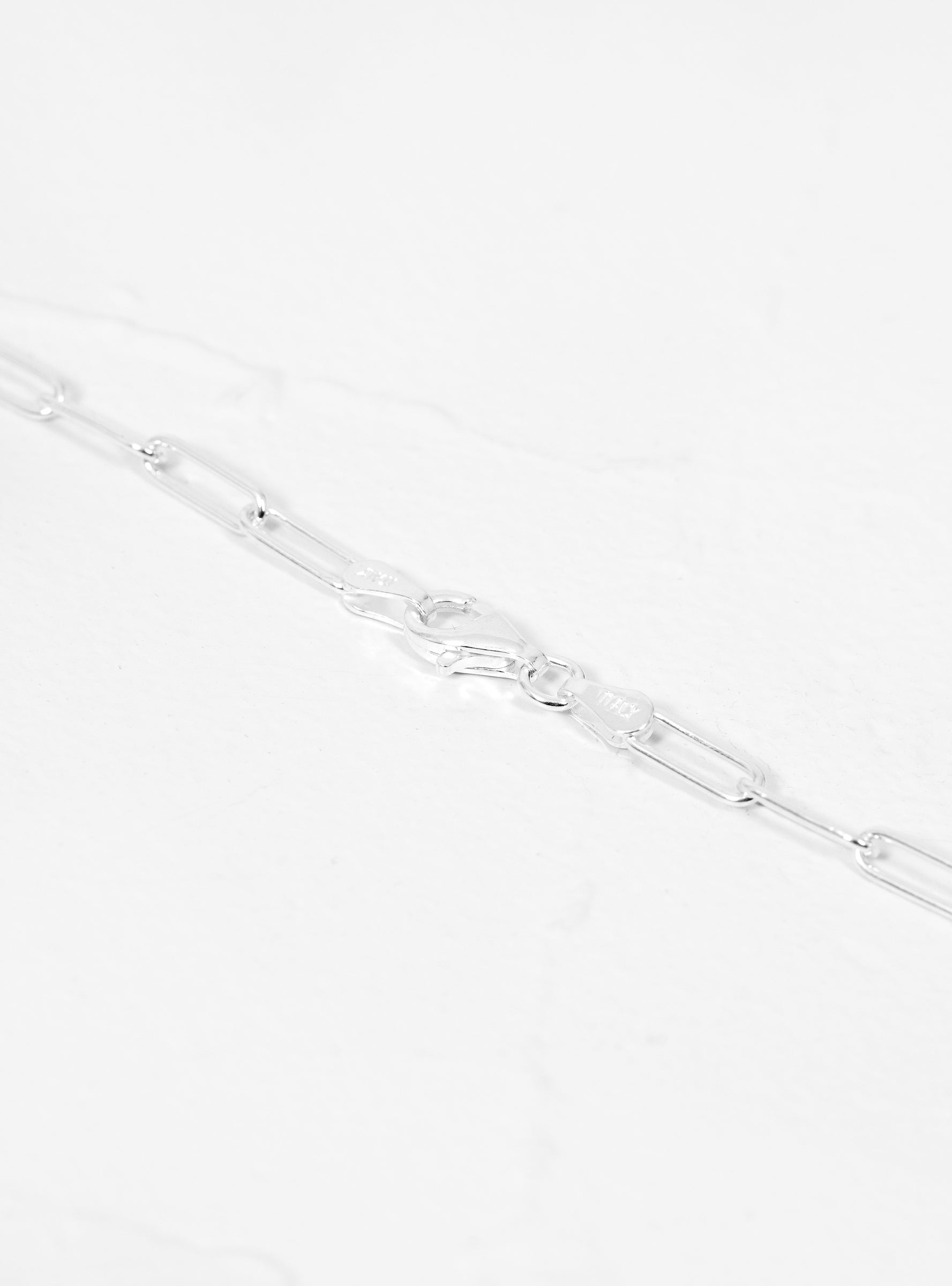 Silver Paper Clip Chain 2mm 20" by Garbstore Couverture & The Garbstore