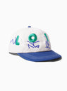 Performing Arts 6-Panel Cap Natural & Blue by Lo-Fi | Couverture & The Garbstore