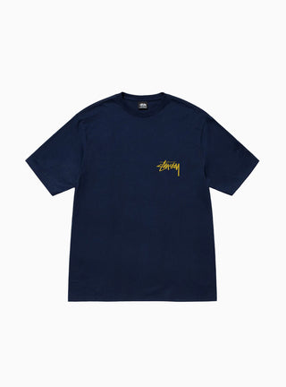 IST Lion T-shirt Navy by Stüssy | Couverture & The Garbstore