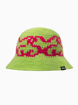 SS Knit Bucket Hat Lime by Stüssy | Couverture & The Garbstore
