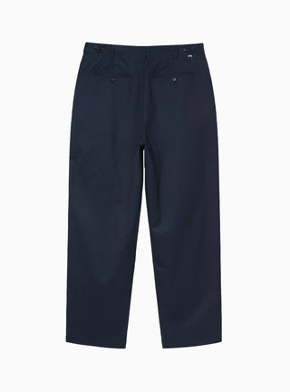 Volume Pleated Trouser Navy by Stüssy | Couverture & The Garbstore