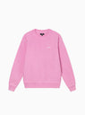 Stock Logo Crew Sweatshirt Pink by Stüssy | Couverture & The Garbstore