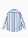 Wide Striped Shirt Blue by Stüssy | Couverture & The Garbstore