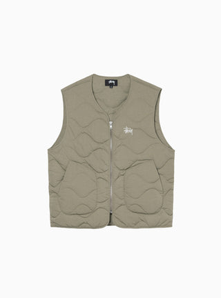 Recycled Nylon Liner Vest Coyote Beige by Stüssy | Couverture & The Garbstore