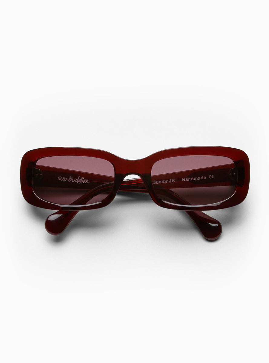 Junior Jr Sunglasses Bourgogne Red by Sun Buddies | Couverture