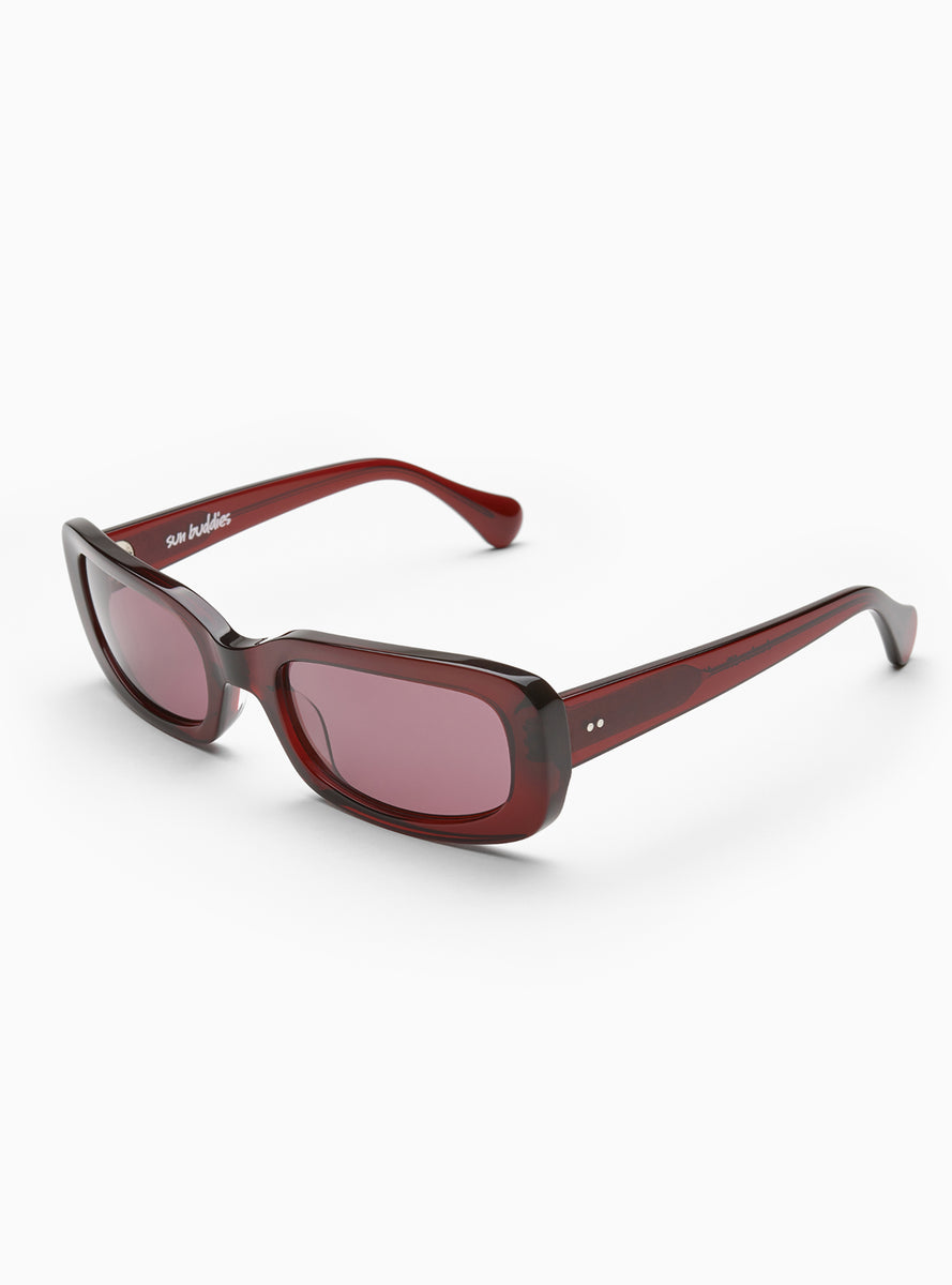 Junior Jr Sunglasses Bourgogne Red by Sun Buddies Couverture & The