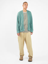 Cotton Open Cardigan Teal by The English Difference | Couverture & The Garbstore