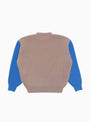 Beacon Merino Wool Crew Sweater Earth & Royal Blue by The English Difference | Couverture & The Garbstore