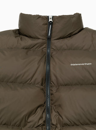 PERTEX® T Down Jacket Brown by thisisneverthat by Couverture & The Garbstore