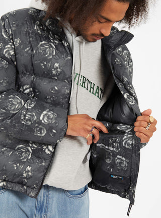 PERTEX® T Down Jacket Black Floral by thisisneverthat by Couverture & The Garbstore