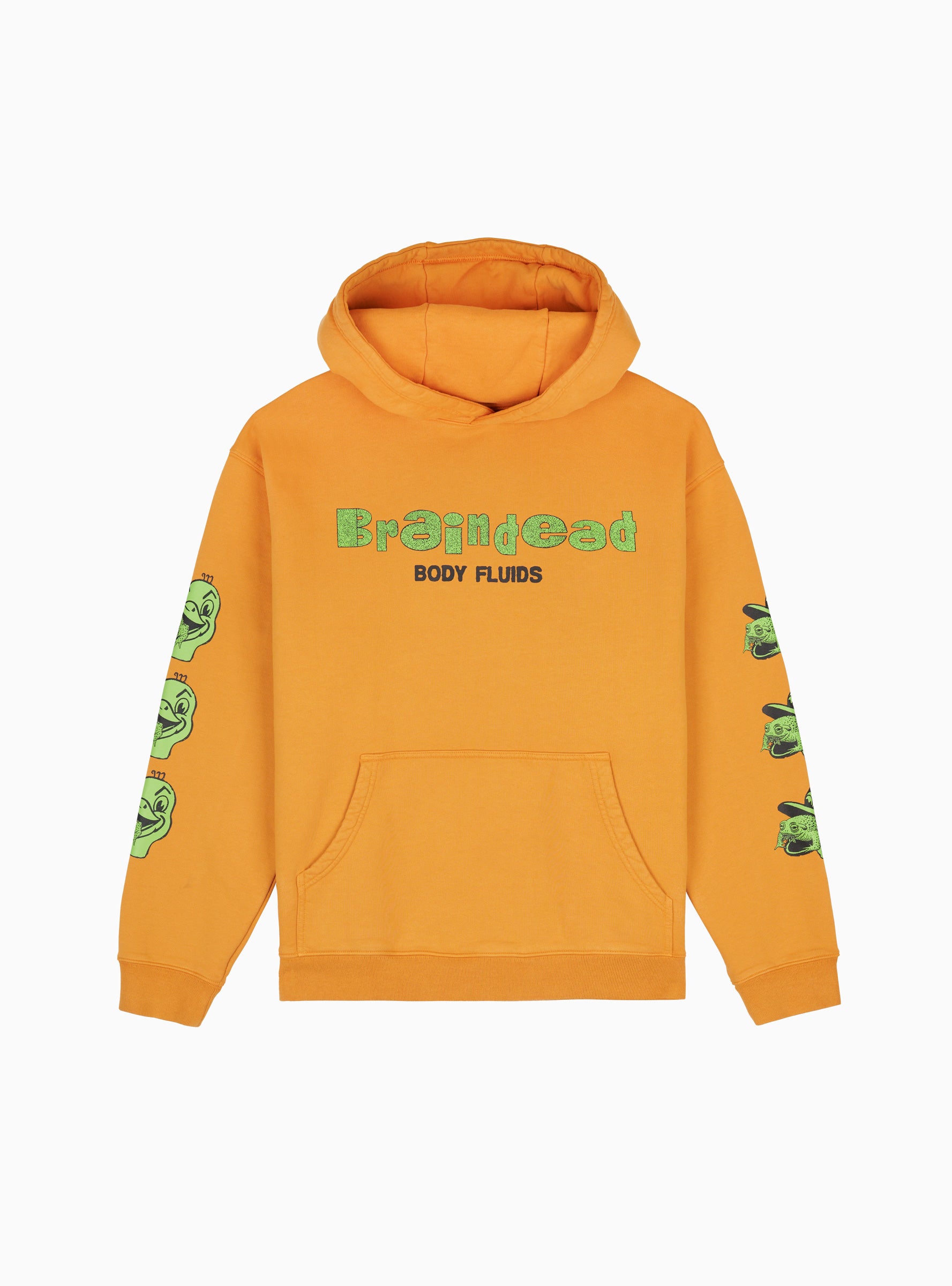 Toad Licker Hoodie Sweatshirt Orange by Brain Dead | Couverture & The Garbstore