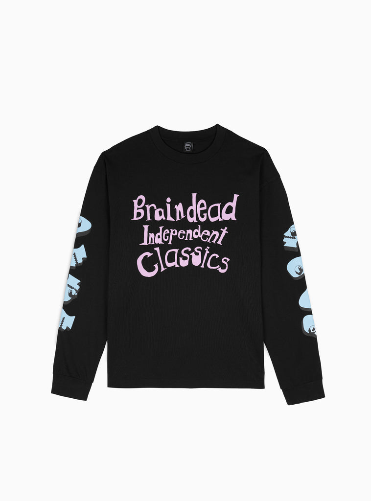 Volume Obscure Long Sleeve T-shirt Black by Brain Dead | Couverture & The Garbstore