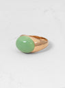 Oval Porcelain Ring Shale Green by Helena Rohner | Couverture & The Garbstore