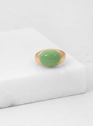 Oval Porcelain Ring Shale Green by Helena Rohner | Couverture & The Garbstore