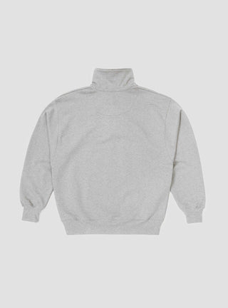Half Zip Sweatshirt Grey by Drop Out Sports by Couverture & The Garbstore