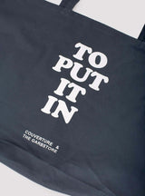 'To Put It In' Tote Bag Large by Garbstore | Couverture & The Garbstore