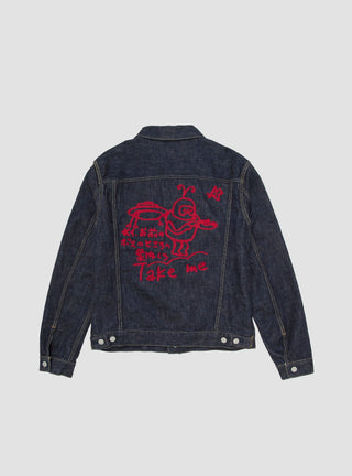 Embroidery Denim Jacket by Garbstore x The Stonework | Couverture & The Garbstore