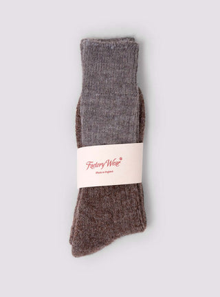 Factory Wear Alpaca Sock Grey by Garbstore | Couverture & The Garbstore