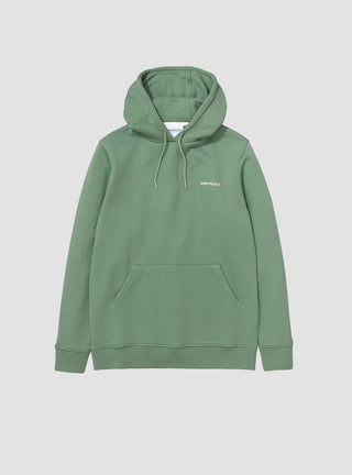 Vagn Logo Hood Lichen Green by Norse Projects | Couverture & The Garbstore