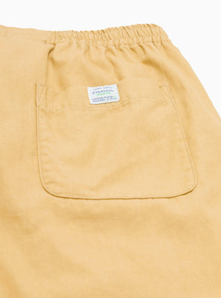 Home Party Short Oxford Cotton Yellow by Home Party | Couverture & The Garbstore