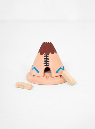 Teepee Incense Burner Clay by Incienso De Santa Fe | Couverture & The Garbstore