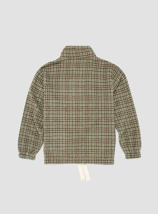 Gentleman's Smock Green & Red by Garbstore by Couverture & The Garbstore