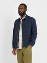 Cotton Linen Field Jacket Navy by Garbstore | Couverture & The Garbstore