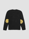 Smilie Patch Chef Long Sleeve Tee Black & Yellow by Kapital by Couverture & The Garbstore