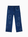 Logohead Double Knee Utility Jeans Indigo Blue by Brain Dead | Couverture & The Garbstore