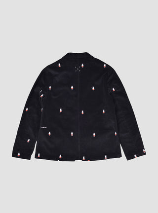 Embroidered Miffy Cord Suit Jacket Black by Pop Trading Company | Couverture & The Garbstore