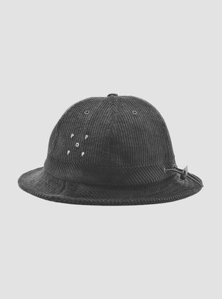 Minicord Bell Hat Anthracite Grey by Pop Trading Company | Couverture & The Garbstore