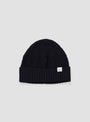 Norse Moss Stitch Beanie Dark Navy by Norse Projects | Couverture & The Garbstore