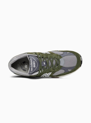 Made in UK M991GGT Green & Grey by New Balance | Couverture & The Garbstore