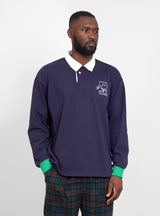 Patch Rugby Shirt Navy by Drop Out Sports | Couverture & The Garbstore