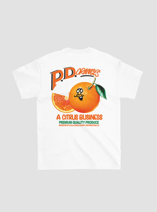 Citrus Business T-Shirt White by PLAYDUDE x Deli & Grocery | Couverture & The Garbstore