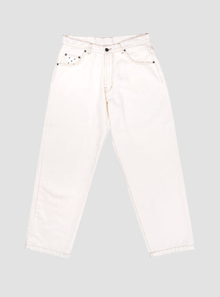 DRS Denim Jeans Off White by Pop Trading Company | Couverture & The Garbstore