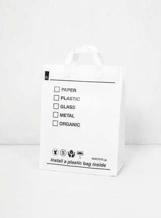 Re-usable Recycling Bag White by Rootote by Couverture & The Garbstore