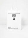 Re-usable Recycling Bag White by Rootote by Couverture & The Garbstore