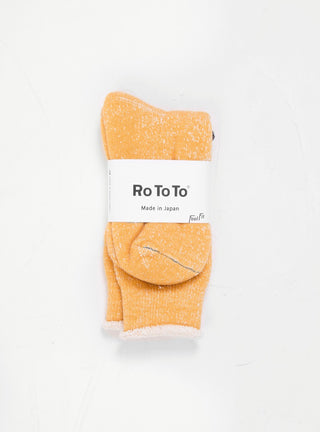 Double Face Merino Wool Crew Mellow Gold by ROTOTO | Couverture & The Garbstore
