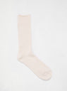 Organic Daily Crew Socks 3 Pack Ecru by ROTOTO | Couverture & The Garbstore