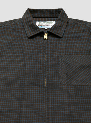 Lazy Shirt Brown & Navy by Garbstore by Couverture & The Garbstore